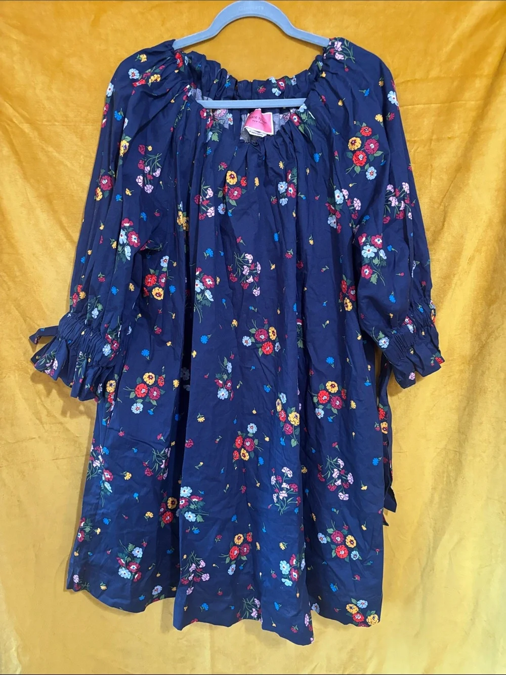 Kate Spade Bouquet Toss Tie Back Dress EUC